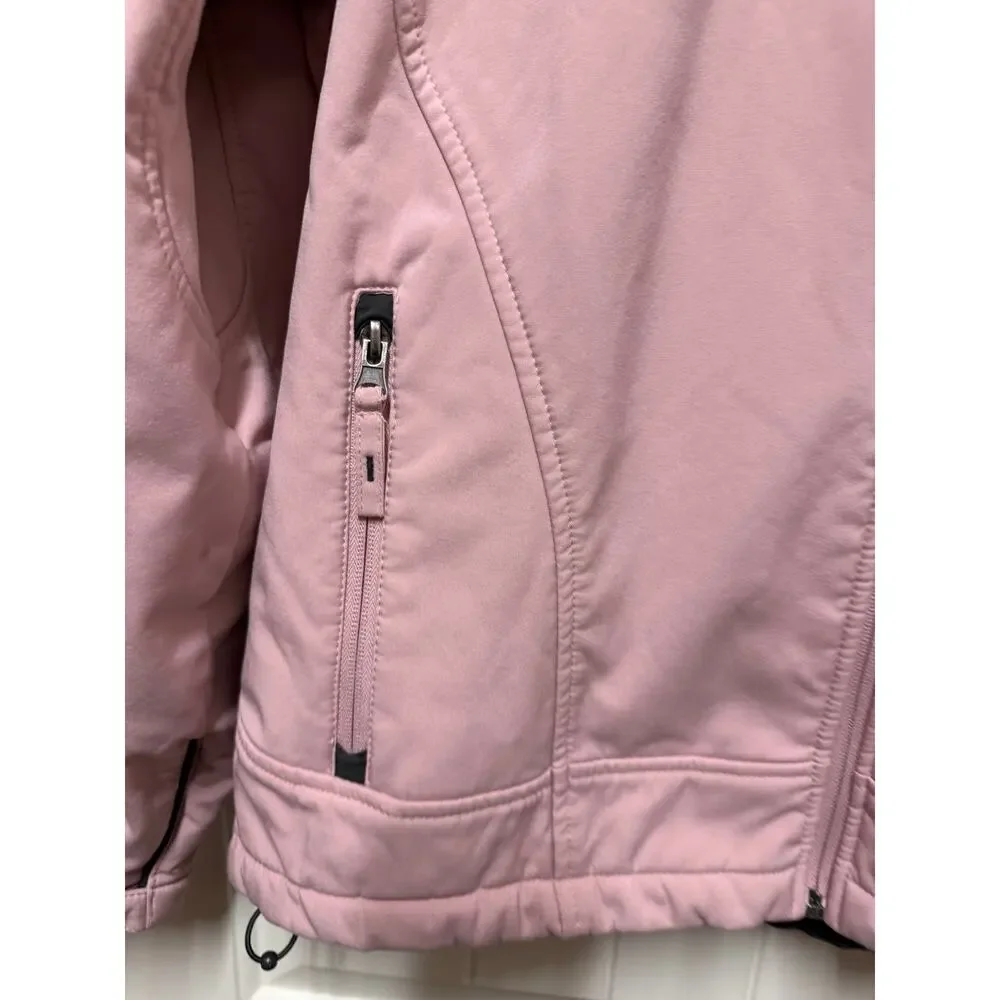 Free Country Womens Hooded Winter Ski Snow Jacket Light Pink Size Large